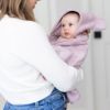 Picture of Hooded Towel + Wash Mitt Set Orchid | Bella Tunno