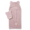 Picture of Hooded Towel + Wash Mitt Set Orchid | Bella Tunno