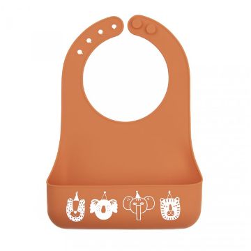 Picture of Party Animals Little Bites Bib | Bella Tunno