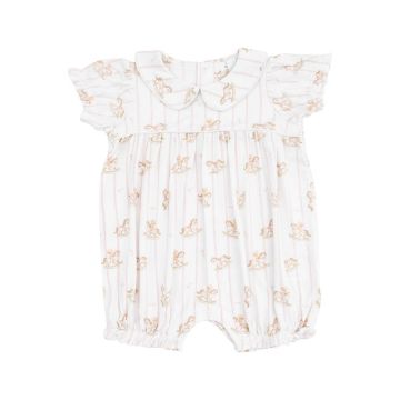 Picture of Angel Dear Vintage Rocking Horse Pink Classic Puff Sleeve Baby Doll Bubble