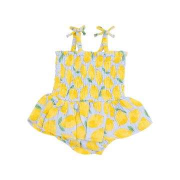 Picture of Angel Dear Sunny Lemons Tie top Smocked Bubble with Skirt