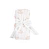 Picture of Vintage Rocking Horse - Pink Ruffle Recieving Blanket