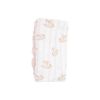 Picture of Vintage Rocking Horse - Pink Ruffle Recieving Blanket