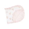 Picture of Vintage Rocking Horse - Pink Ruffle Burp Cloth