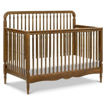 Picture of Liberty 4-in-1 Convertible Spindle Crib - Natural Walnut | Namesake