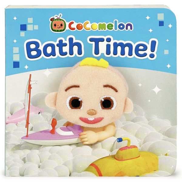 Picture of Cocomelon Bath Time! Finger Puppet book | Cottage Door Press