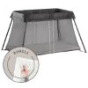 Picture of Travel Crib Light Bundle - Black | Baby Bjorn
