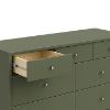 Picture of Palma 7 Drawer Dresser - Olive Painted Finish - by Babyletto