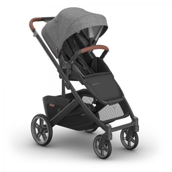 Picture of Cruz V3 Stroller - Greyson - Charcoal/Carbon/Saddle | Uppa Baby