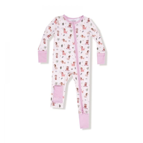 Picture of Angel Dear Cowgirl Dogs  - 2 Way Zipper Romper