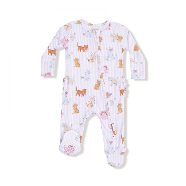 Picture of Angel Dear Fancy Pets Zipper - Ruffle Back 2 Way Zipper Footie