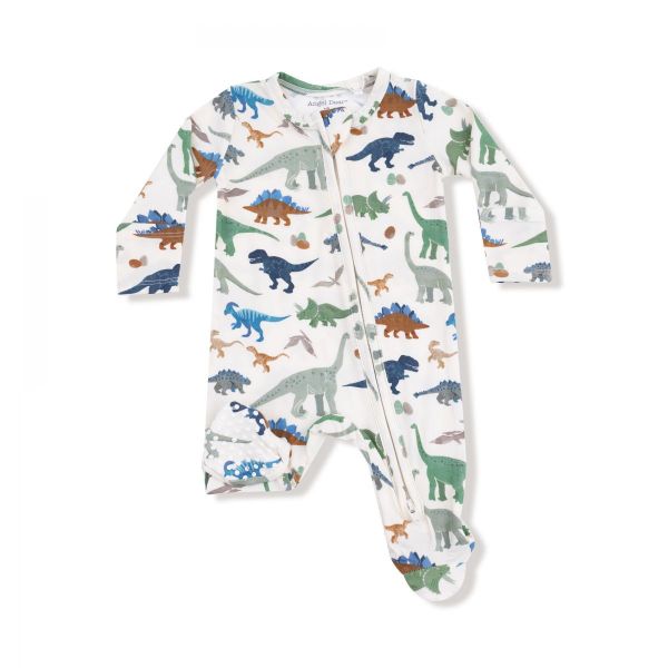 Picture of Angel Dear Washy Dinos - 2 Way Zipper Footie