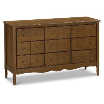 Picture of Liberty 9-Drawer Assembled Dresser in Natural Walnut | Namesake