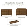 Picture of Liberty 9-Drawer Assembled Dresser in Natural Walnut | Namesake
