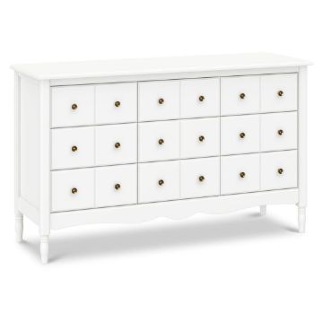 Picture of Liberty 9-Drawer Assembled Dresser in Warm White | Namesake
