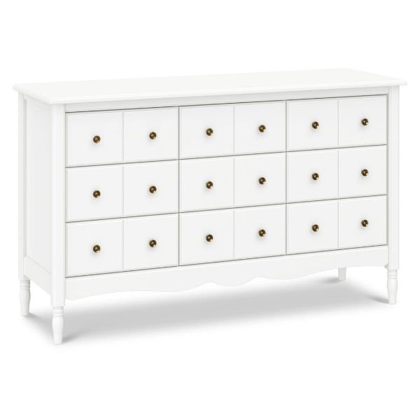 Picture of Liberty 9-Drawer Assembled Dresser in Warm White | Namesake