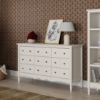 Picture of Liberty 9-Drawer Assembled Dresser in Warm White | Namesake