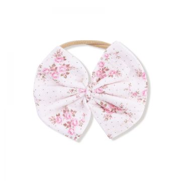 Picture of Belle Rosette Dot - Big Bow on Soft Headband