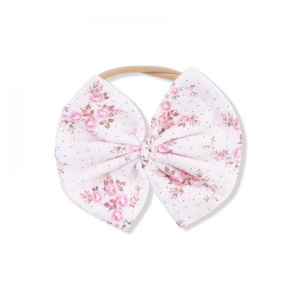 Picture of Belle Rosette Dot - Big Bow on Soft Headband