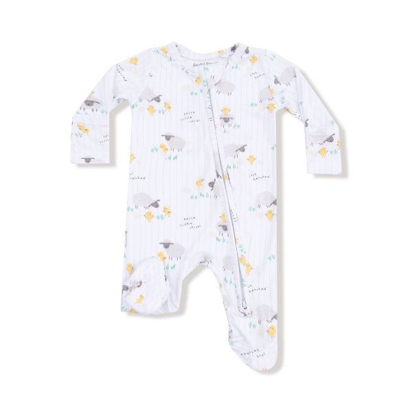 Picture of Angel Dear Just Hatched - Unisex - 2 Way Zipper Footie