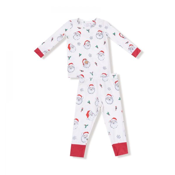 Picture of Angel Dear Vintage Santas - Long Sleeve Loungewear Set