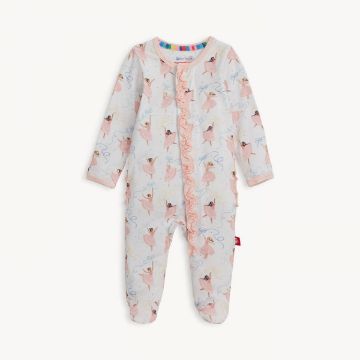 Picture of Magnetic Me Pretty Plies Modal Footie With Ruffle