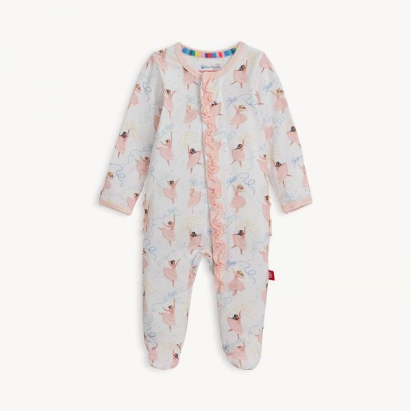 Picture of Magnetic Me Pretty Plies Modal Footie With Ruffle