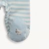 Picture of Magnetic Me Blue Stripe Organic Cotton Kimono Take Me Home Set (Newborn)