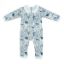 Picture of Heyward House Footless Playsuit with Peter Pan Collar-Woodland Creatures