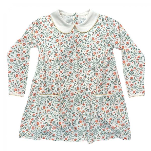 Picture of Heyward House Long Sleeve Pocket Twirl Dress - Fall Floral 1975