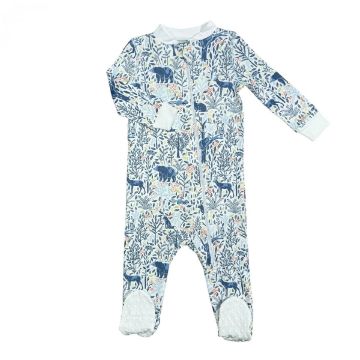 Picture of Heyward House Zipper Footie-Woodland Animals