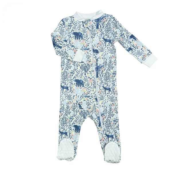 Picture of Heyward House Zipper Footie-Woodland Animals