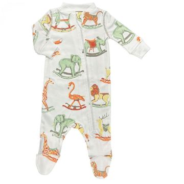 Picture of Heyward House Zipper Footie-Swaying Safari