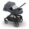 Picture of Cruz V3 Stroller - Julian - Dusty Blue/Carbon/Chestnut | Uppa Baby