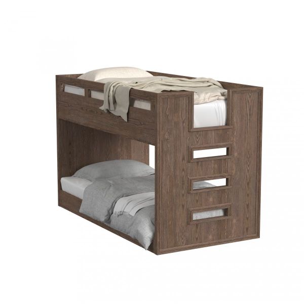 Picture of Carlson Twin/Twin Bunk Bed - Harvest Brown | Westwood Furniture