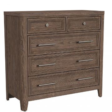 Picture of Carlson 5 Drawer Chest - Harvest Brown | Westwood Furniture