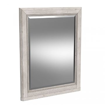 Picture of Carlson Mirror - Washed Linen | Westwood Furniture