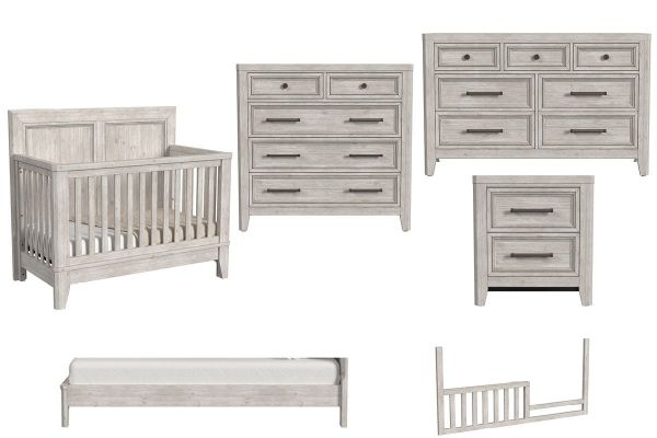 Picture of Carlson Washed Linen Convertible Crib Packages | Westwood Furniture