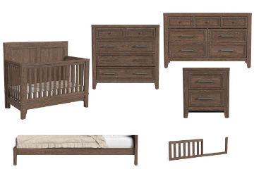 Picture of Carlson Harvest Brown Convertible Crib Packages | Westwood Furniture