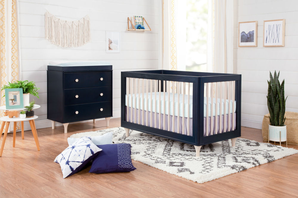 NAVY LOLLY CRIB CHEST